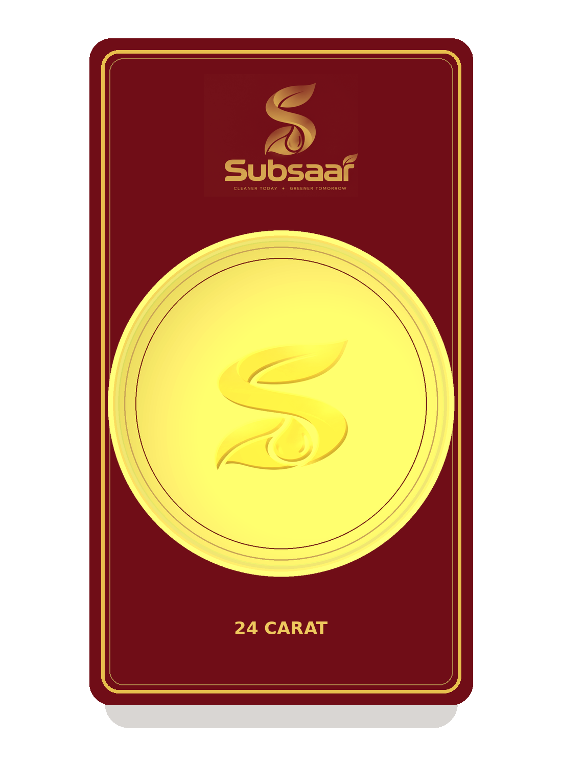SubSaaf 24 carat reward packaging
